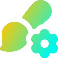 Brush Setting Gear Icon from Flex Gradient Set