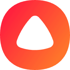 Color Triangle Icon from Flex Gradient Set