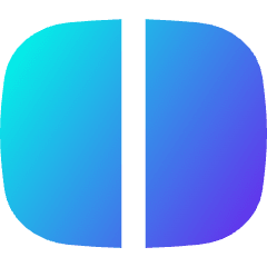 Rectangle Split Half Vertical Icon from Flex Gradient Set