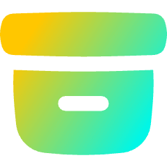 Archive Box Icon from Flex Gradient Set