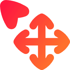 Arrow Cursor Move Icon from Flex Gradient Set