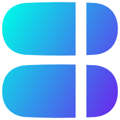 Dashboard Horizontal Pills Split Right Icon from Flex Gradient Set