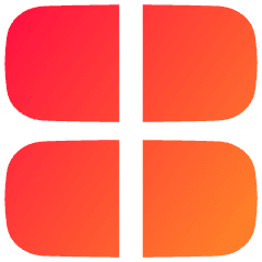 Dashboard Horizontal Rectangle Half Icon from Flex Gradient Set