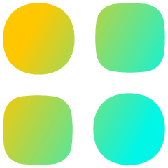 Dashboard Mix Circle Square 1 Icon from Flex Gradient Set