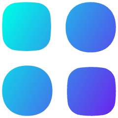 Dashboard Mix Circle Square 2 Icon from Flex Gradient Set