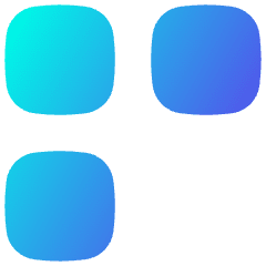 Dashboard Square Three Icon from Flex Gradient Set