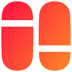 Dashboard Vertical Pills Split 2 Icon from Flex Gradient Set