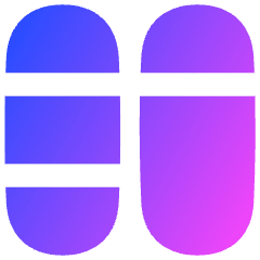 Dashboard Vertical Pills Split 3 Icon from Flex Gradient Set