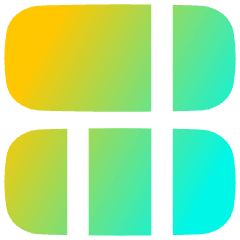 Dashboard Vertical Rectangle 3 Icon from Flex Gradient Set