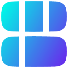 Dashboard Vertical Rectangle 6 Icon from Flex Gradient Set
