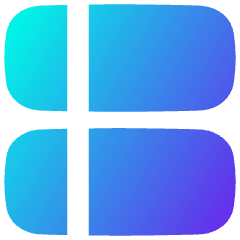 Dashboard Vertical Rectangle Split Left Icon from Flex Gradient Set