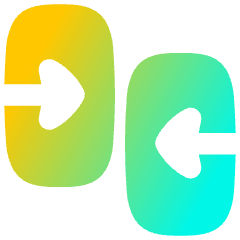 Compare Arrow Icon from Flex Gradient Set