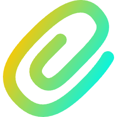 Paperclip 1 Icon from Flex Gradient Set