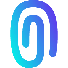 Paperclip 2 Icon from Flex Gradient Set