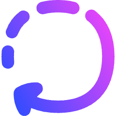 Rotate Right 2 Icon from Flex Gradient Set