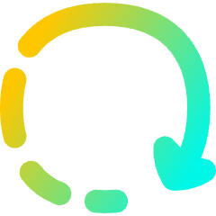 Rotate Right 3 Icon from Flex Gradient Set