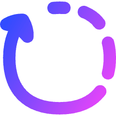 Rotate Right 4 Icon from Flex Gradient Set