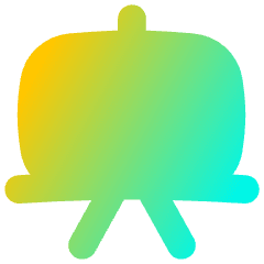 White Board Icon from Flex Gradient Set
