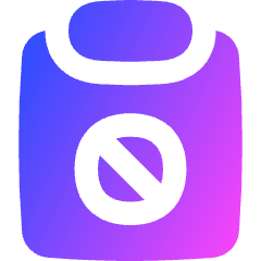 Clipboard Block Icon from Flex Gradient Set