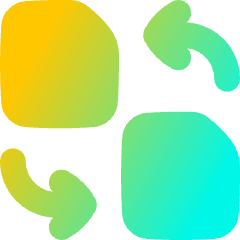 Convert PDF 1 Icon from Flex Gradient Set
