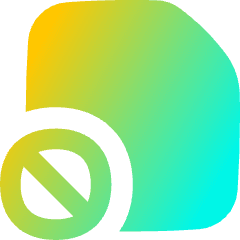 File Block Icon from Flex Gradient Set