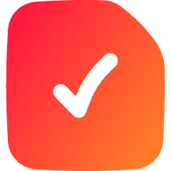 File Check Icon from Flex Gradient Set