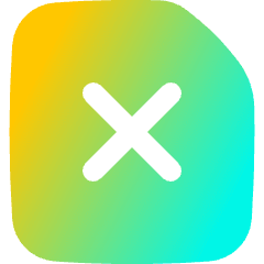File Delete Icon from Flex Gradient Set