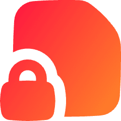 File Lock Icon from Flex Gradient Set