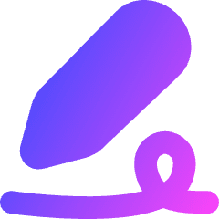 Fill And Sign Icon from Flex Gradient Set