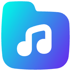 Music Folder Song Icon from Flex Gradient Set