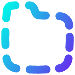 New Folder Dash Icon from Flex Gradient Set