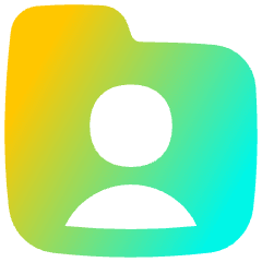 User Folder Icon from Flex Gradient Set