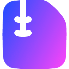 Zip File Icon from Flex Gradient Set
