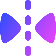 Flip Horizontal Arrow 1 Icon from Flex Gradient Set