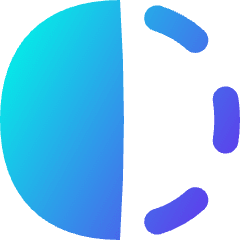 Flip Horizontal Circle 1 Icon from Flex Gradient Set