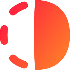 Flip Horizontal Circle 2 Icon from Flex Gradient Set