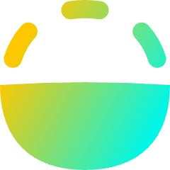 Flip Vertical Circle 1 Icon from Flex Gradient Set