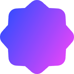 Octagram Shape Icon from Flex Gradient Set