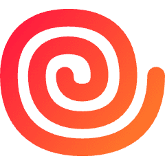 Spiral Shape Icon from Flex Gradient Set