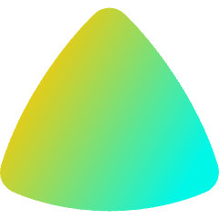 Triangle Icon from Flex Gradient Set