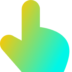 Finger Point Up Icon from Flex Gradient Set