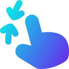 Zoom Out Icon from Flex Gradient Set
