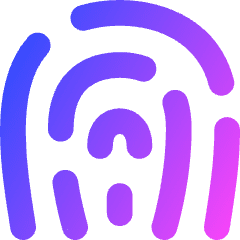 Fingerprint 1 Icon from Flex Gradient Set