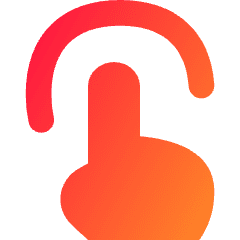 Fingerprint Scan 1 Icon from Flex Gradient Set