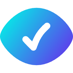 Iris Scan Confirm Icon from Flex Gradient Set