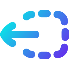 Track Select Left Tool Icon from Flex Gradient Set