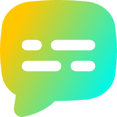 Video Subtitles Icon from Flex Gradient Set