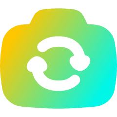 Video Swap Camera Icon from Flex Gradient Set