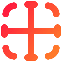 Border Center Icon from Flex Gradient Set