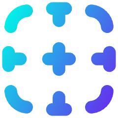 Border None Icon from Flex Gradient Set